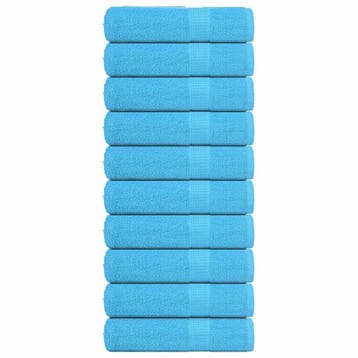 vidaXL Badhanddoeken FROGN 10 st 100x150 cm 360 g/m², Verzenden, Nieuw