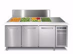 Afinox Saladette werkbank Salspring 3C | 3 deurs | Geheel, Verzenden, Nieuw in verpakking