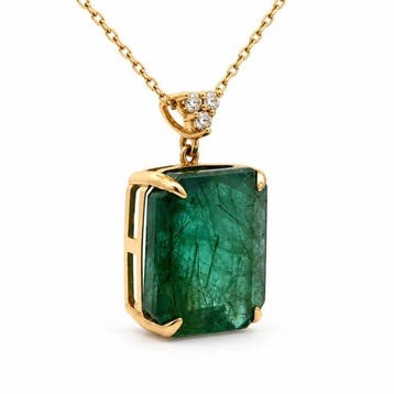 Zonder minimumprijs - Ketting met hanger - 14 karaat Geel