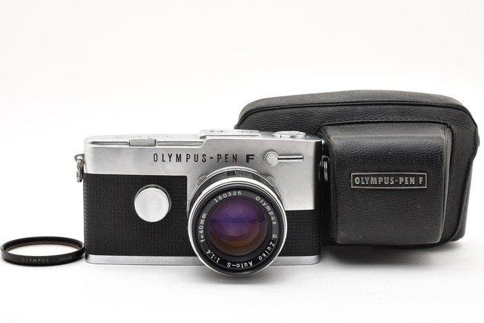 Olympus PEN FT + G.Zuiko Auto-S 1.4/40mm |, Audio, Tv en Foto, Fotocamera's Analoog