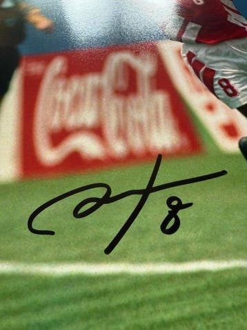 Bulgaria - Signed 1994 FIFA World Cup with Icons COA -