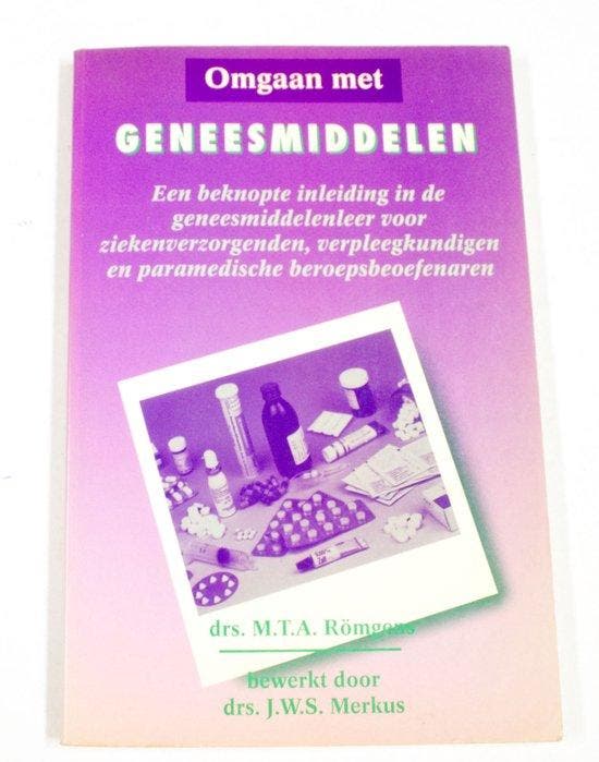 Omgaan met geneesmiddelen 9789035214392 Romgens, Livres, Science, Envoi