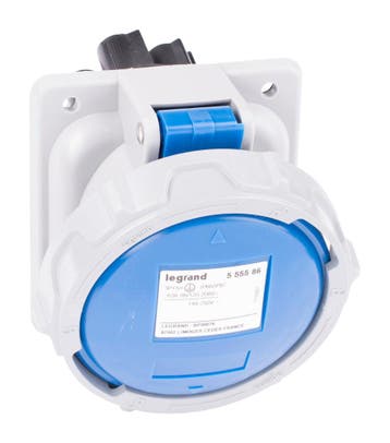 Legrand inbouwstopcontact 230V 63A 4P+A IP67 P17 - 555586, Verzenden