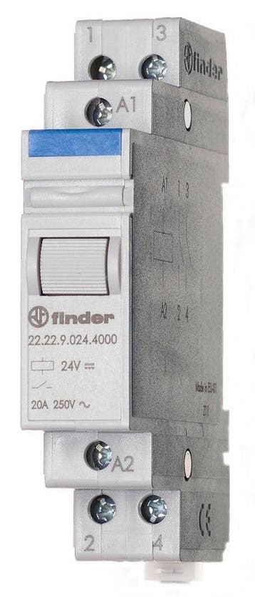 Finder 22.22 Double NO Relais Industriel 20A 12VDC -, Verzenden