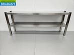 RVS HCB Dubbele Etagère Brug Premium-line 160 cm Horeca, Ophalen of Verzenden