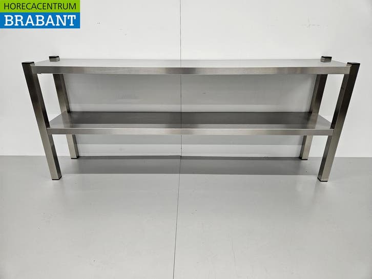 RVS HCB Dubbele Etagère Brug Premium-line 160 cm Horeca, Articles professionnels, Horeca | Mobilier & Aménagement, Enlèvement ou Envoi