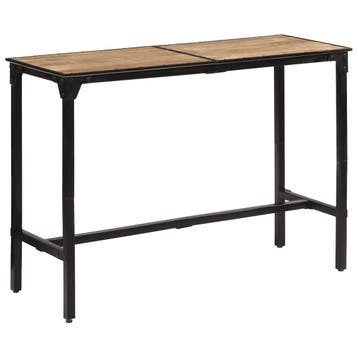 vidaXL Bartafel 150x55x107 cm massief ruw mangohout, Huis en Inrichting, Verzenden, Nieuw