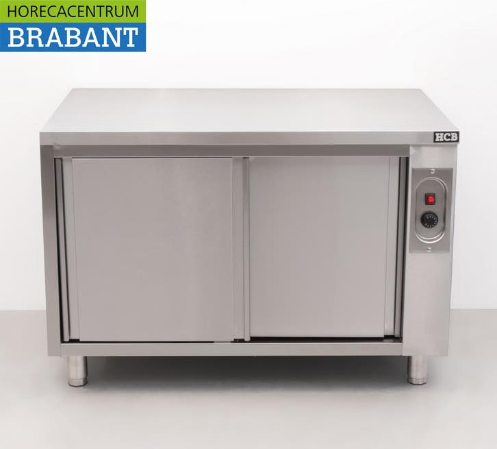 RVS Warmhoudkast Bordenwarmhoudkast 2 schuifdeuren, Zakelijke goederen, Horeca | Keukenapparatuur, Ophalen of Verzenden