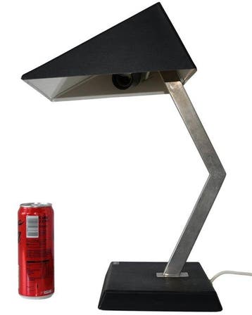 Marko - Lampe de bureau - Acier, Métal, nickel - H 43,5 cm