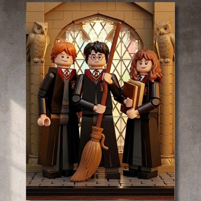 Lego Produits dérivés - Harry Potter versione LEGO (Tela XL), Kinderen en Baby's, Speelgoed | Duplo en Lego