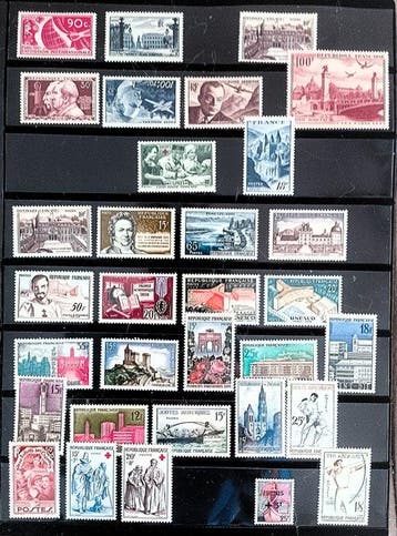 France 1900/1950 - Gros lots timbres français neufs ou, Gestempeld