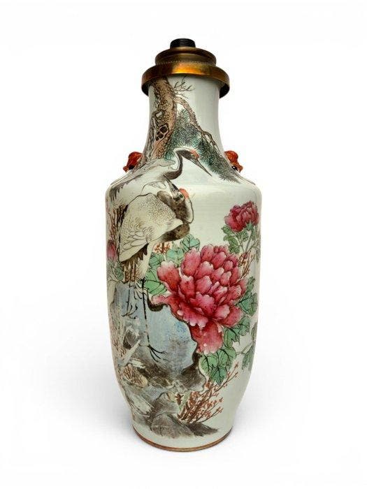 Grote Qianjiang cai () vaas - Porselein - China -, Antiquités & Art, Antiquités | Autres Antiquités