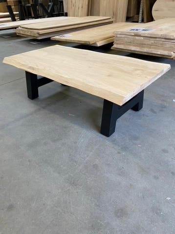Aerts massief eiken salontafel (nieuw, A-keuze), Nieuw, Eikenhout