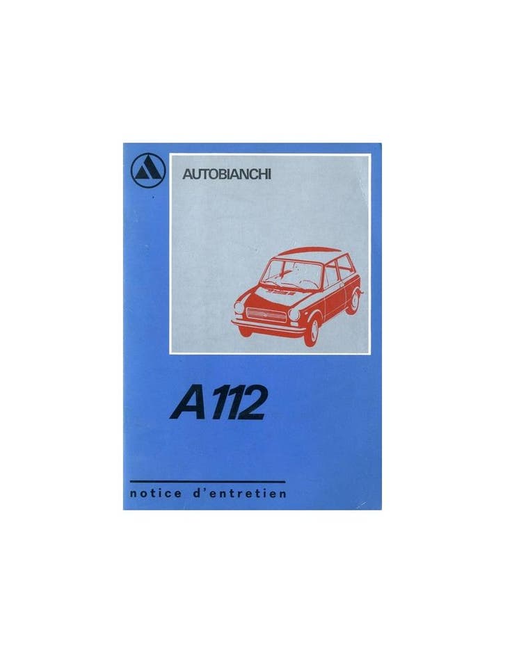 1972 AUTOBIANCHI A112 INSTRUCTIEBOEKJE FRANS, Auto diversen, Handleidingen en Instructieboekjes