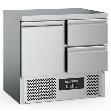 Koelwerkbank | 230L | 1 Deur (1/1 GN) + 2 Laden | +2°C/+8°C, Verzenden, Nieuw in verpakking