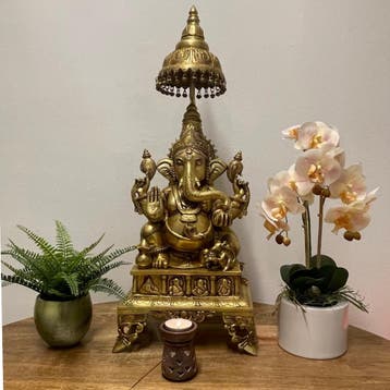 Hoge kwaliteit Ganesha XL 88 cm hoog- 35 cm breed - 25 cm, Ophalen of Verzenden, Nieuw