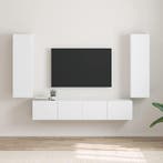 TV Wandkast 2x Wit | Retour Deal | 41% Korting (tv meubel), Minder dan 50 cm, Verzenden, Nieuw, Minder dan 25 cm