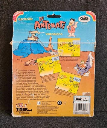 Tiger - Gig Flintstones Gli Antenati Electronic Lcd Game NEW, Nieuw