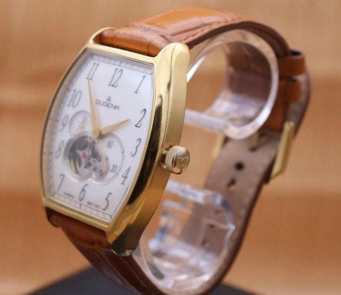 Dugena - Automatic - Zonder minimumprijs - Open Heart -, Handtassen en Accessoires, Horloges | Heren
