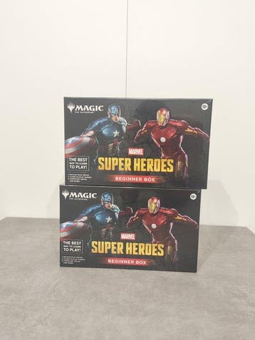 Wizards of The Coast - 2 Box - Magic: The Gathering - Marvel