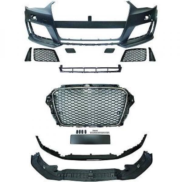 Carnamics Voorbumper | Audi A3 12-16 3-d / A3 Sportback 13-1, Autos : Pièces & Accessoires, Carrosserie & Tôlerie, Envoi