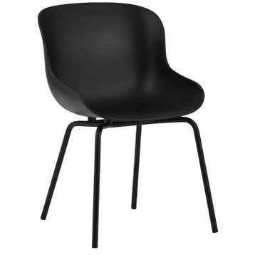 Normann Copenhagen Stoel Zwart - Eetkamerstoel - Ongebruikt, Verzenden, Zo goed als nieuw, Zwart