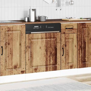 vidaXL Vaatwaspaneel Kalmar 45x1,5x57 cm bewerkt hout oud, Verzenden, Nieuw