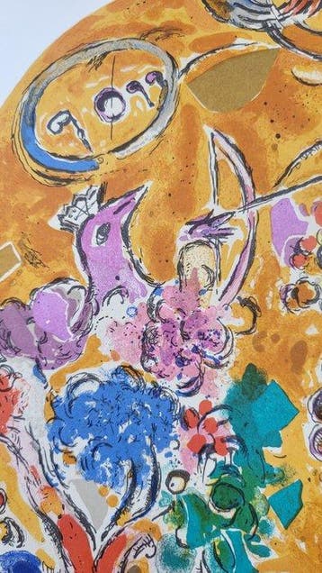 Marc Chagall (1887-1985) - JOSEPH pour Vitraux de Jérusalem,, Antiquités & Art
