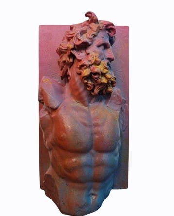 Buste, Clytius, Incandescence Nicolas Clairval - 24 cm -, Antiek en Kunst