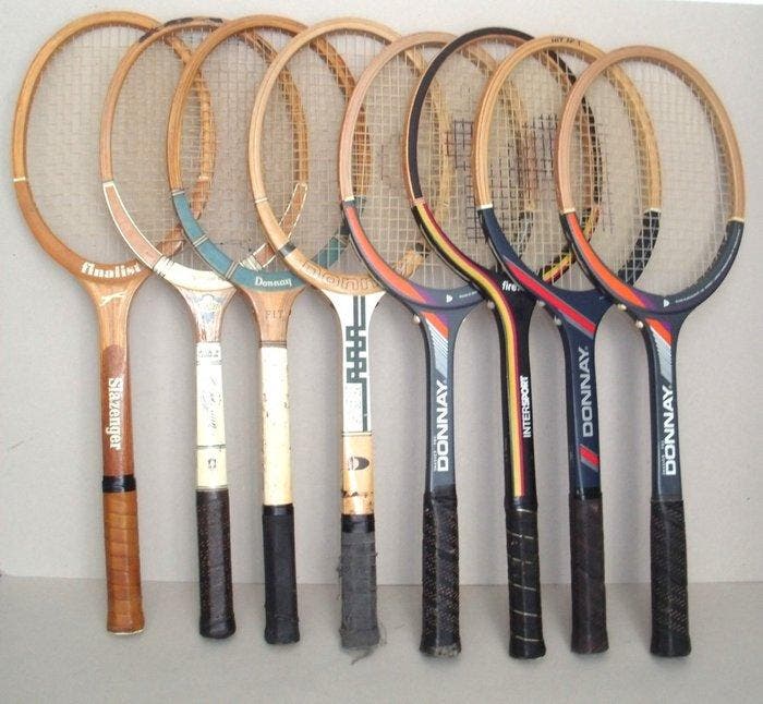 60s/70s/80 - Tennis - Tennisracket, Verzamelen, Overige Verzamelen