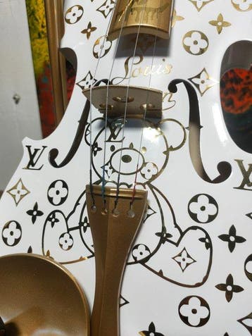 fp pop art - Violon Louis Vuitton et Capsule Ourson Love