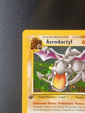 Pokémon - 1 Card - Aerodactyl first edition Prerelease First, Hobby & Loisirs créatifs, Jeux de cartes à collectionner | Pokémon