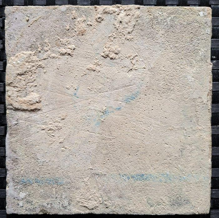 Carreau - Tuile antique avec une scène biblique.. -, Antiek en Kunst, Antiek | Glaswerk en Kristal