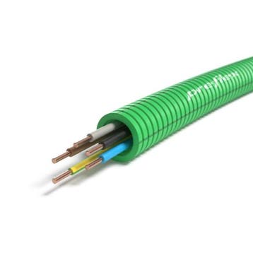 Preflex safe voorbedrade buis 16mm LS0H groen + draad, Ophalen of Verzenden, Nieuw