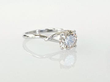 Sans prix de réserve - Bague de fiançailles - 14 carats Or, Bijoux, Sacs & Beauté