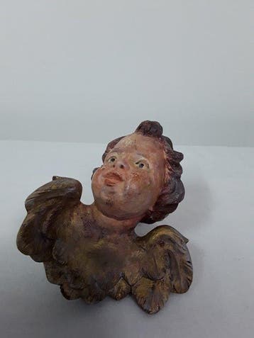 Beeldje - Engel ca. 1900 - Lindehout, Antiek en Kunst