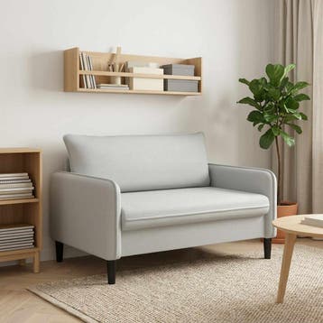 vidaXL XXL-fauteuil Lichtgrijs fluweel, Verzenden, Nieuw