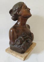 Vincenzo Aurisicchio - sculptuur, Eleonora Duse “La Divina”, Antiek en Kunst