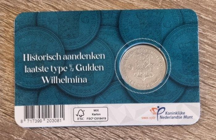 Nederland. 1928 / Historische coincard zilveren laatste 1/2, Postzegels en Munten, Munten | Nederland