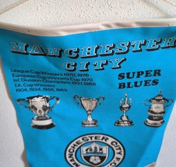 Manchester City - Football - Vlag/wimpel, Nieuw
