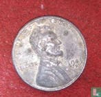 Verenigde Staten 1 cent 1943 (staal bekleed met zink - D), Postzegels en Munten, Verzenden, Losse munt
