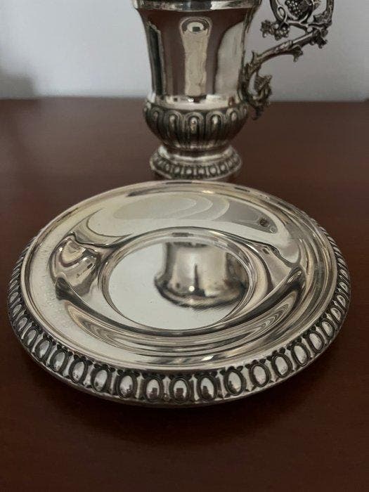 Beker op een voet - .800 zilver - Zeldzame en mooie kop uit, Antiquités & Art, Antiquités | Argent & Or