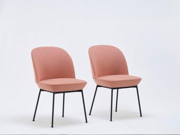 Muuto - Anderssen & Voll - Chaise (2) - Oslo - Métal, tissu,, Antiquités & Art