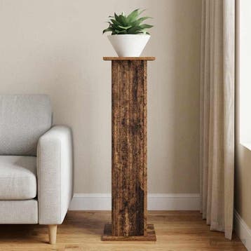 vidaXL Plantenstand Oud hout 30,5 x 30 x 100,5 cm Bewerkt, Tuin en Terras, Verzenden, Nieuw