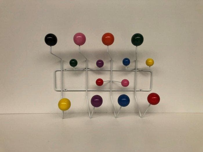 Porte-manteau - Fer, Bois - Spoetnik - Sputnik, Antiek en Kunst, Kunst | Designobjecten