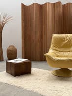 Fauteuil - „Tulp“ - Leder - draaistoel