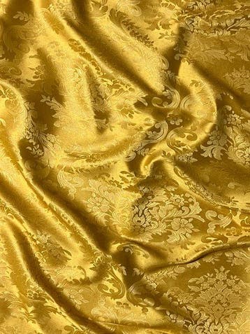 San Leucio - luxueuze imperiale jacquard-stof in antiek goud