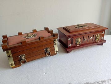 S. Sper Bijou Collection - Sieradendoos (2) - Hout, Antiek en Kunst