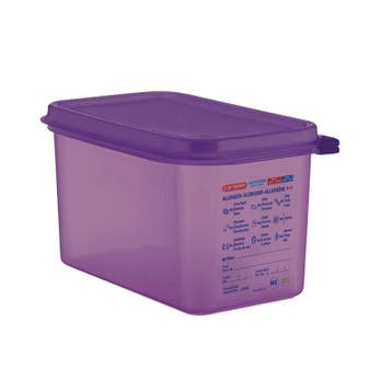 Voedseldoos polypropyleen 4,3L | 1/4 GN | 265x162x150(h)mm, Verzenden