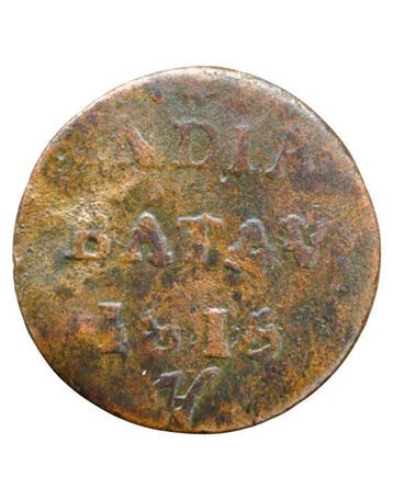 Nederlands-Indië. ½ Duit (5 1/32) and 1 Duit (5 1/16)